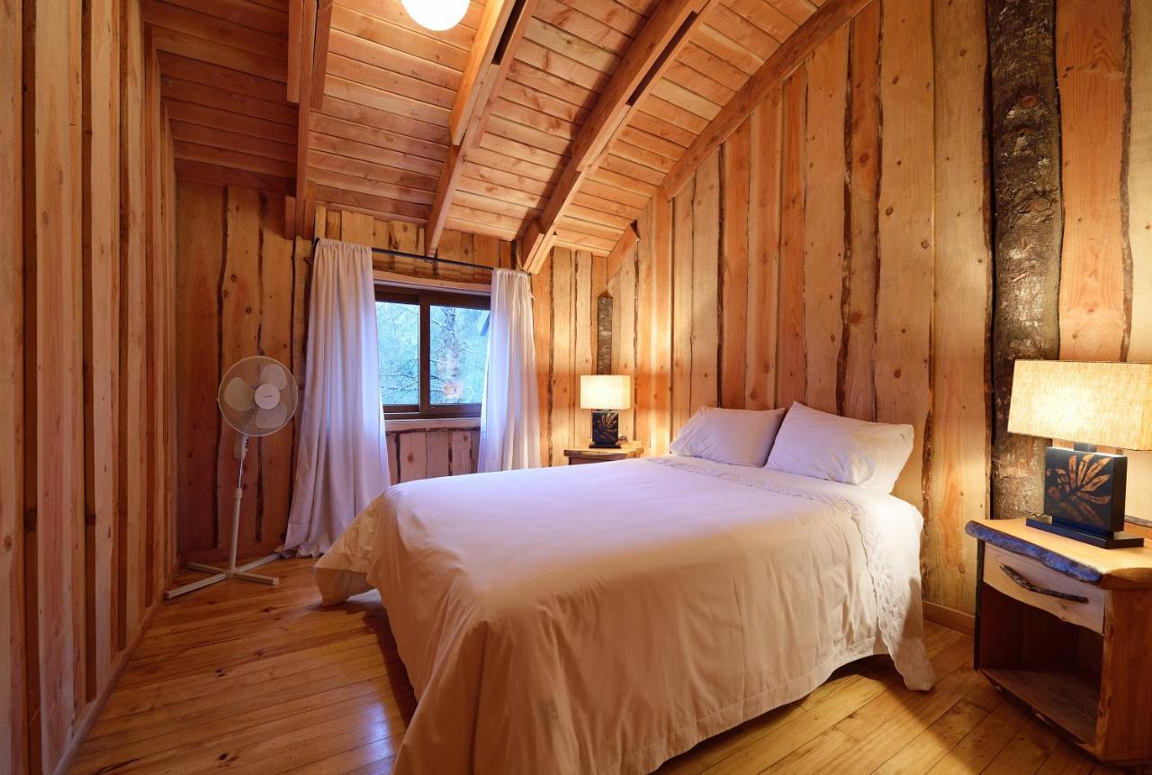 Huilo Huilo Cabanas Del Bosque Puerto Fuy Bagian luar foto