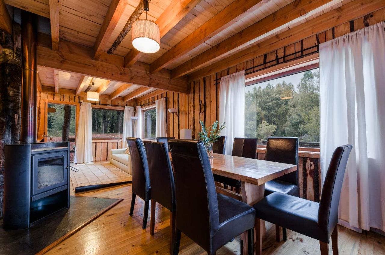 Huilo Huilo Cabanas Del Bosque Puerto Fuy Bagian luar foto