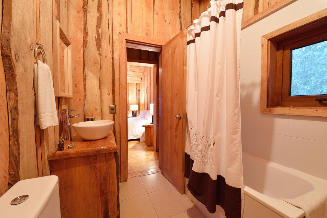 Huilo Huilo Cabanas Del Bosque Puerto Fuy Bagian luar foto
