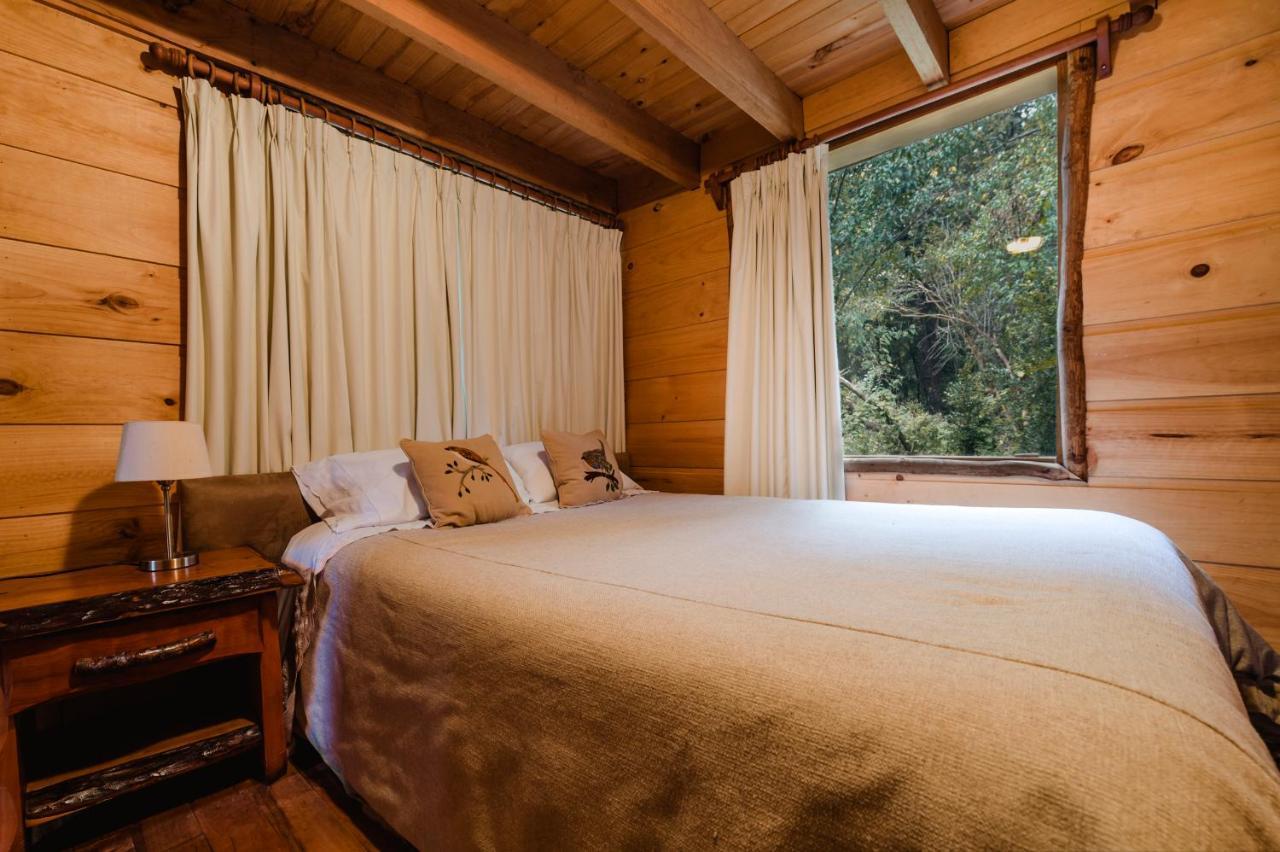 Huilo Huilo Cabanas Del Bosque Puerto Fuy Ruang foto