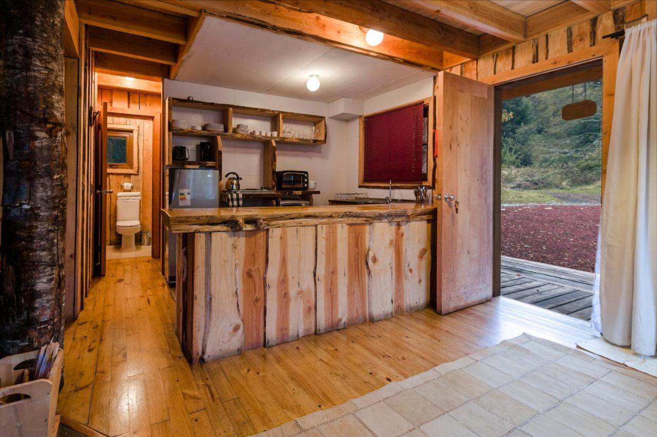 Huilo Huilo Cabanas Del Bosque Puerto Fuy Bagian luar foto